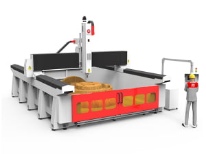 SF Series High-Torque Gantry Mold Machining Center for Precision Non-Metal Mold Making