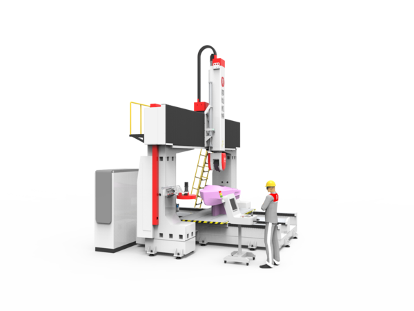 5-Axis Table Moving Machining Center for Non-Metal Applications