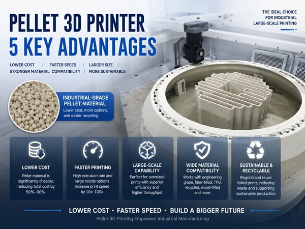 Is Pellet 3D Printing the Future of Large-Scale Manufacturing?